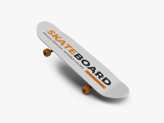 Skateboard Mockup Design geïsoleerd