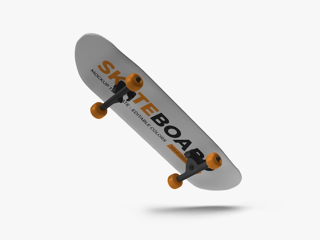 Skateboard mockup design rendering geïsoleerd