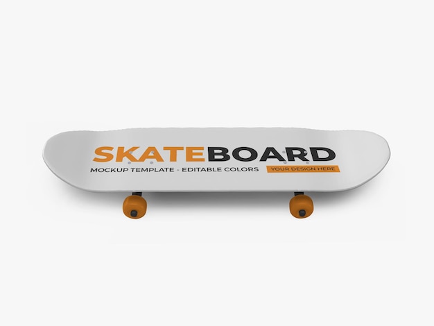 PSD skateboard mockup geïsoleerd