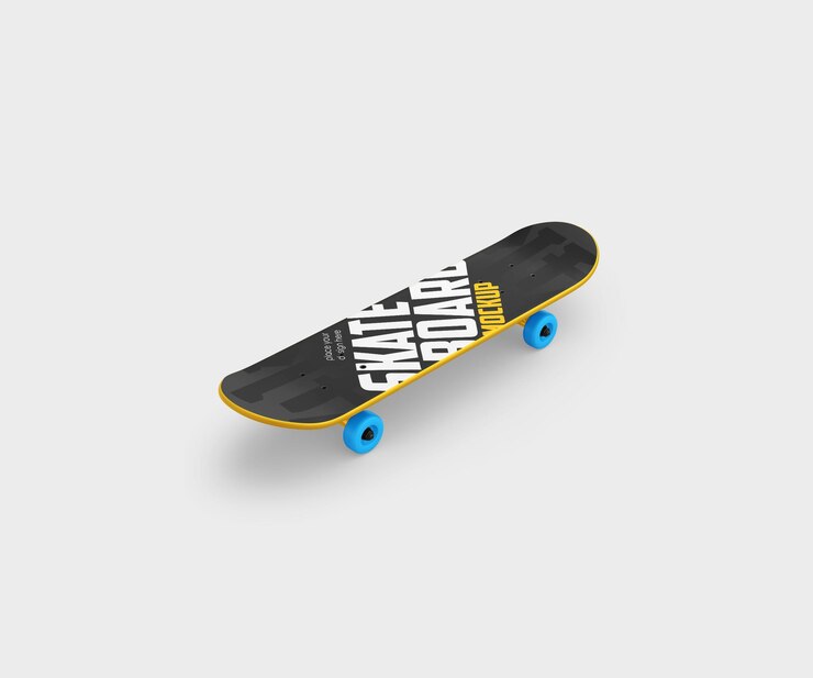 PSD skateboard mockup psd sjabloon