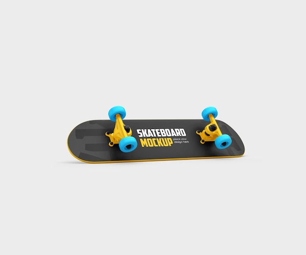 PSD skateboard mockup psd sjabloon