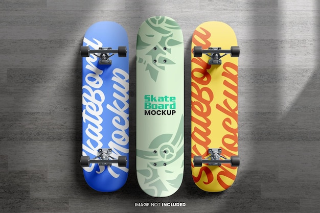 skateboard mockup psd