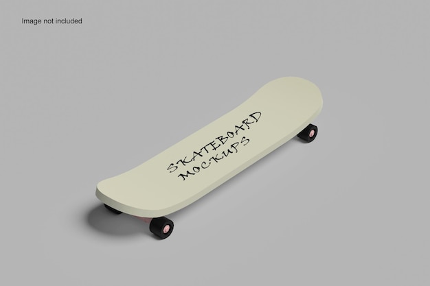 Skateboard mockup