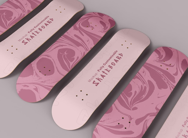 Skateboard mockup