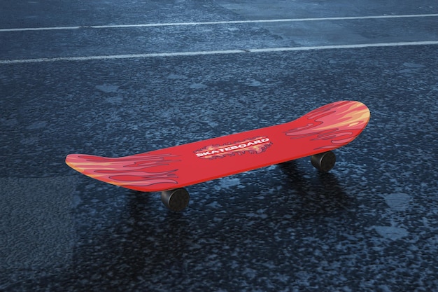 Mockup di skateboard