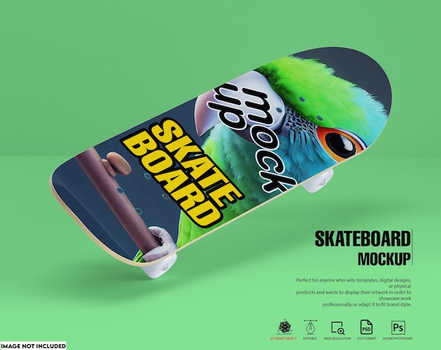 Skateboard mockup