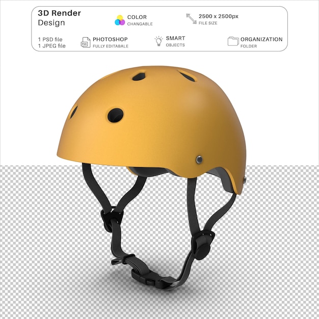 PSD skating helmet 3d modeling psd file