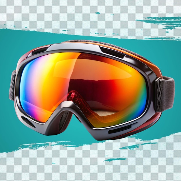 PSD 투명한 배경에 고립 된 스키 보호 안경