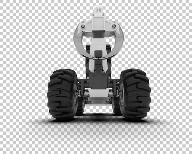 PSD skidder isolated on background 3d rendering illustration