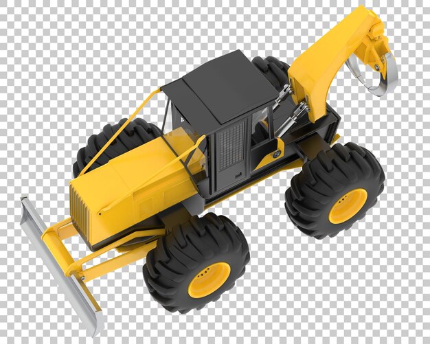 PSD skidder on transparent background 3d rendering illustration