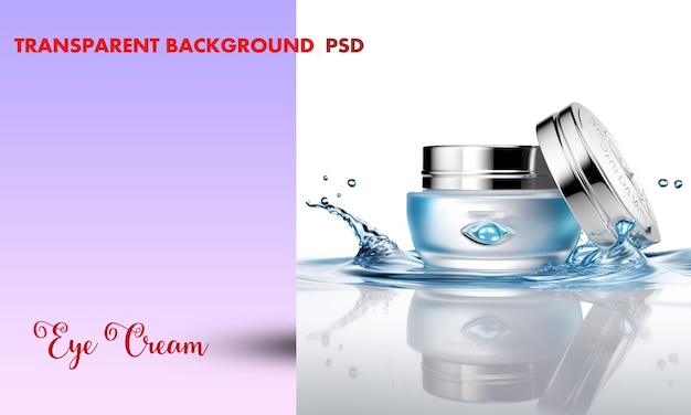 PSD skin care and beauty eye cream psd