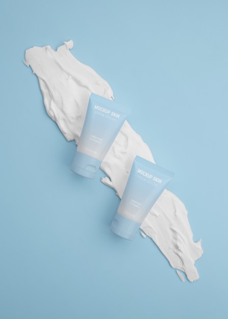 PSD skin care packaging mockup