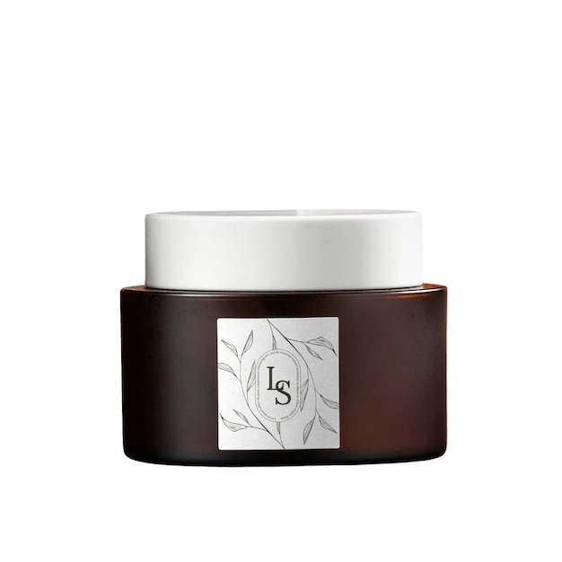 PSD skin product isolated