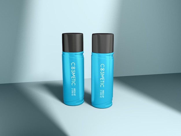 Skin toner cosmetische flesverpakking mockup