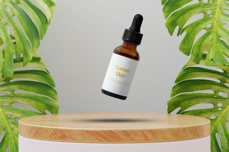 PSD skincare product psd mockup