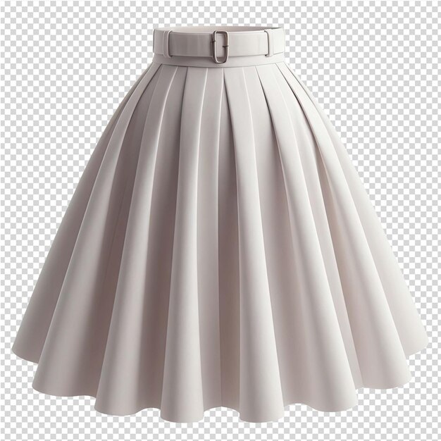 PSD a skirt with a belt on it