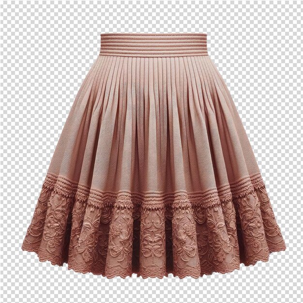 PSD a skirt with a ruffle on it