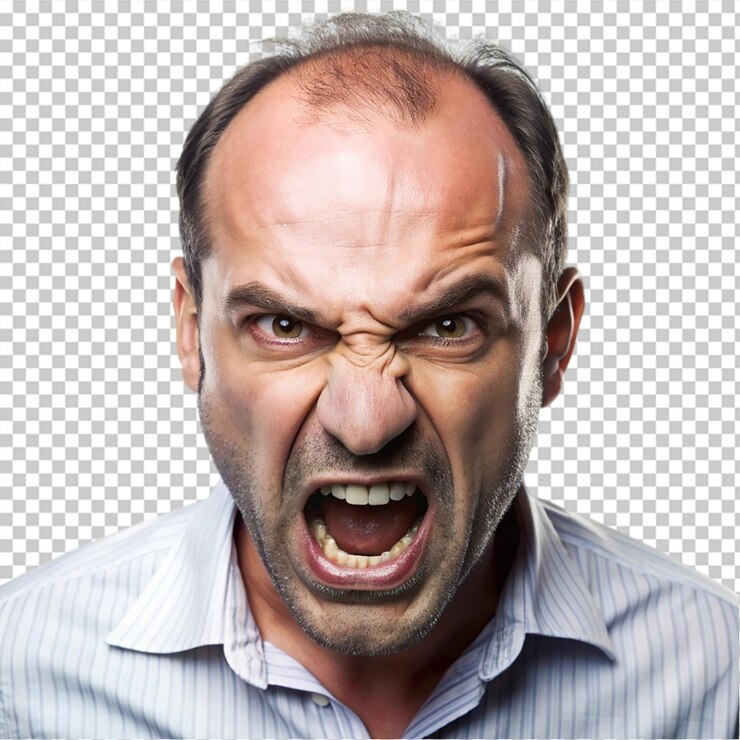 PSD skull isolated on transparent background