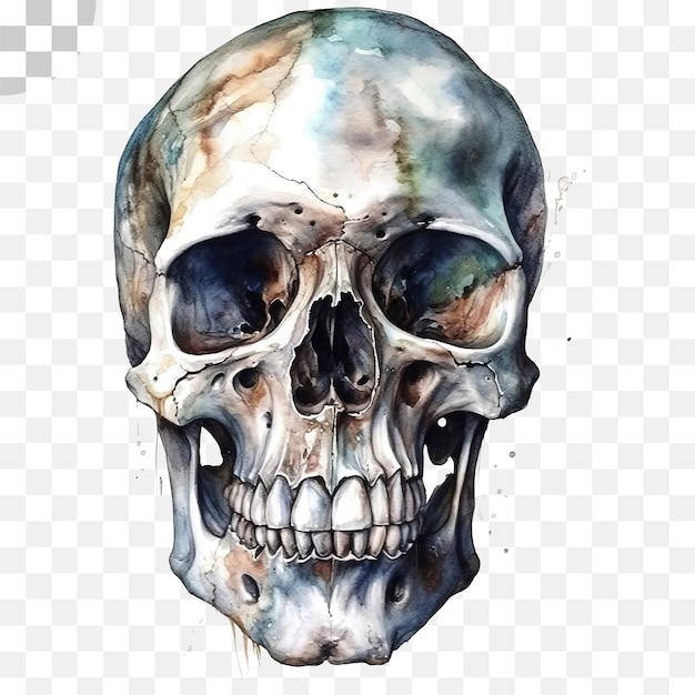 PSD skull png