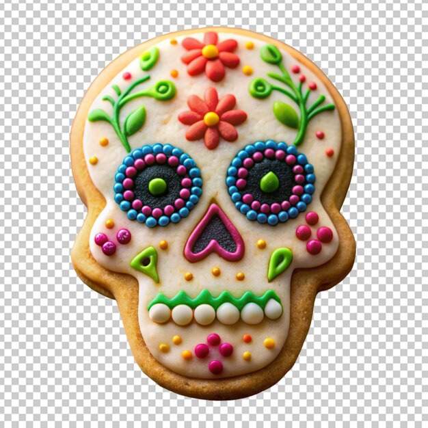 PSD skull sugar cookie