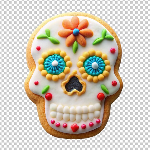 PSD skull sugar cookie