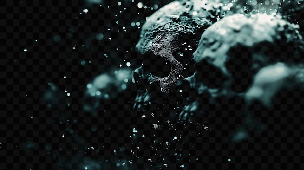 PSD a skull in the water