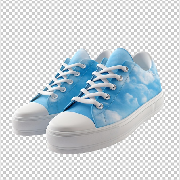 Sky blue sneake png