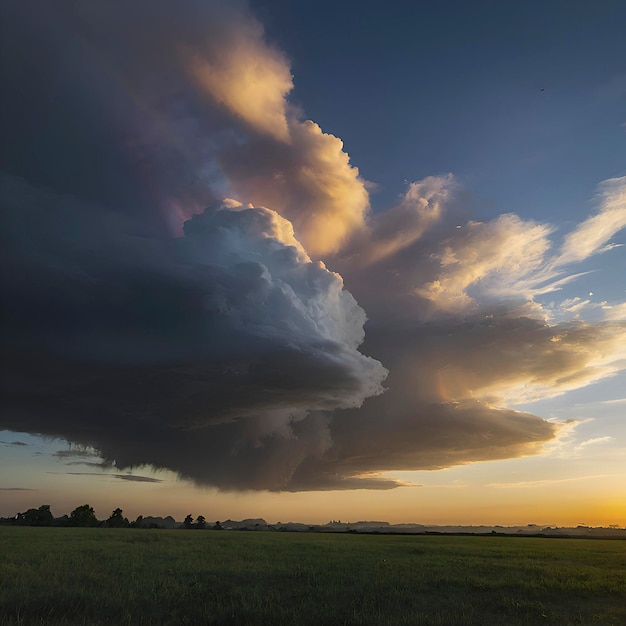 PSD paesaggio del cielo e delle nuvole