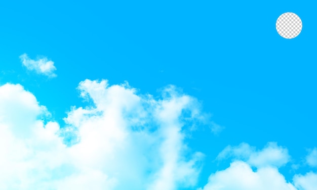 PSD sky with clouds