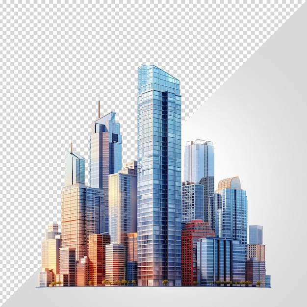 PSD skyline budynku png