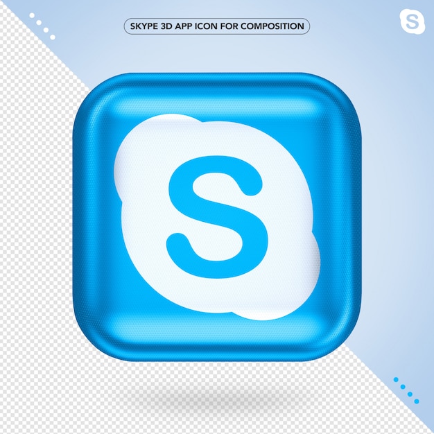 PSD app skype 3d