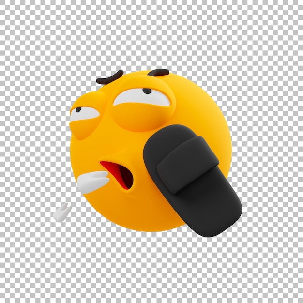 PSD slap in the face 3d emoji