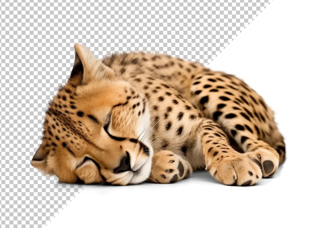 PSD slapende cheetah