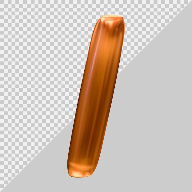 Simbolo della barra nel rendering 3d
