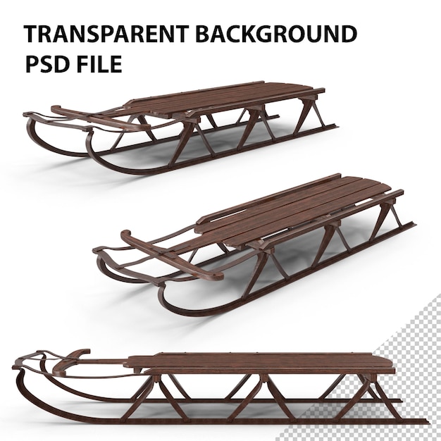 PSD 썰매 png