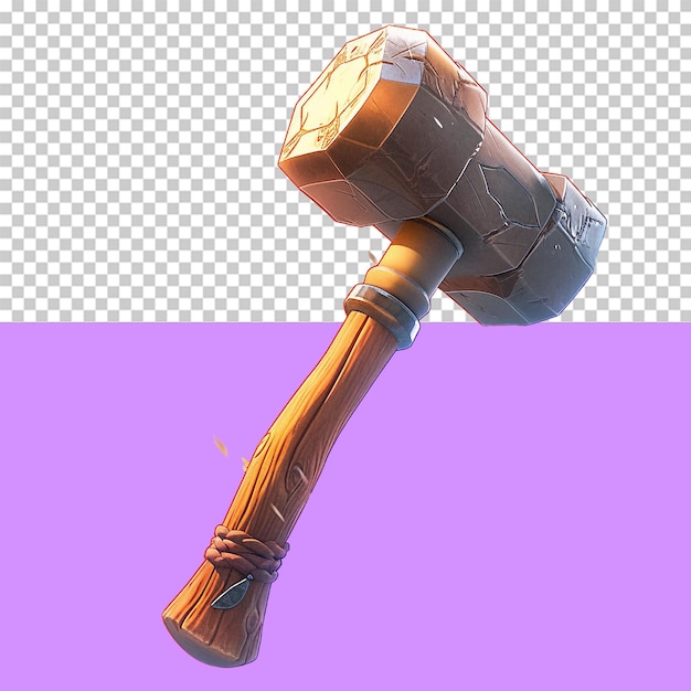 A sledgehammer isolated object transparent background