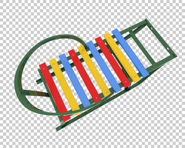 PSD slee geïsoleerd op achtergrond 3d-rendering illustratie