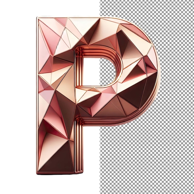 PSD sleek typeface png achtergrond 3d letterontwerp