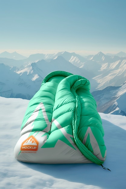 PSD sleeping bag mockup