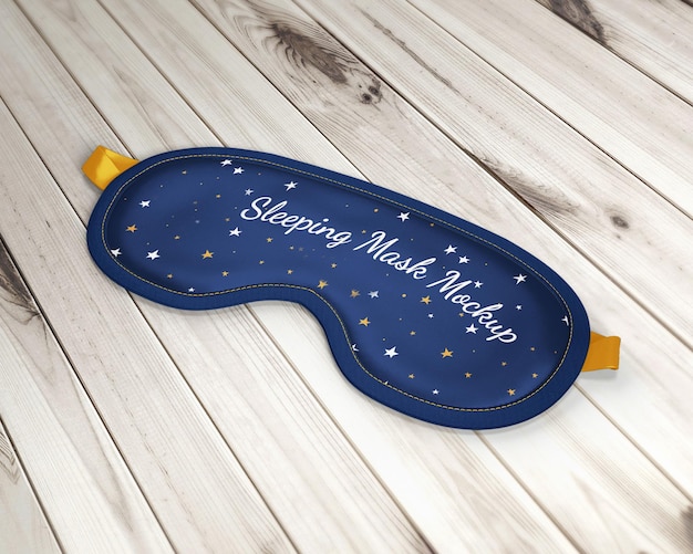 PSD sleeping mask mockup