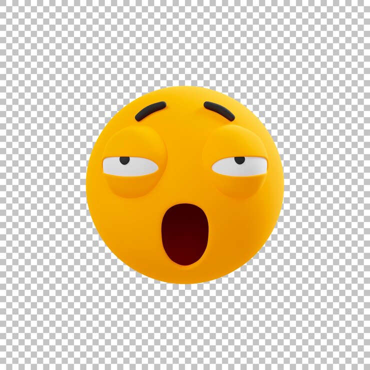 sleepy 3d emoji