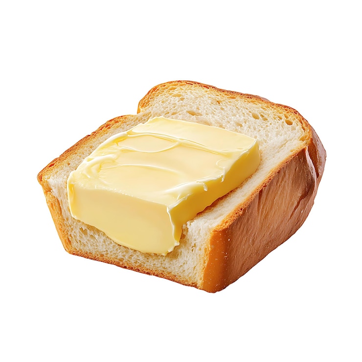 PSD バターを入れたパン片とのバター片