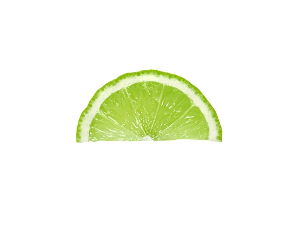 PSD slice of fresh lemon transparent background