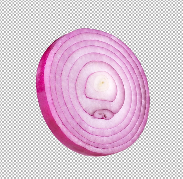 PSD slice onion on alpha layer background