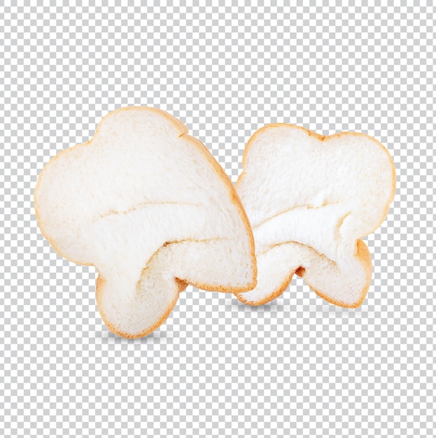 Sliced bread isolated premium psd