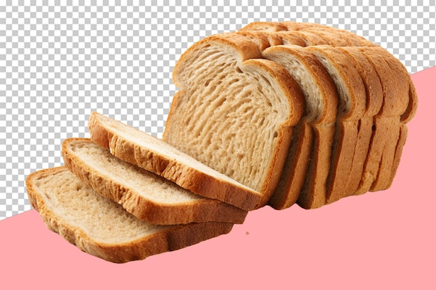 Sliced bread. transparent background