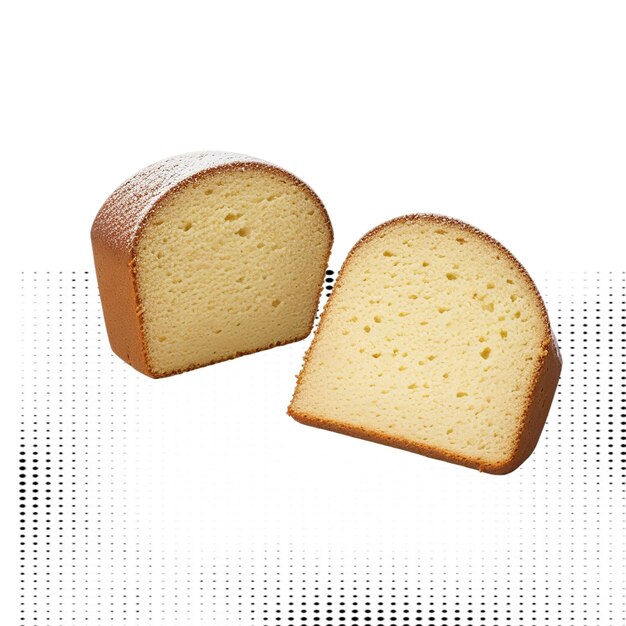 Sliced pound cake