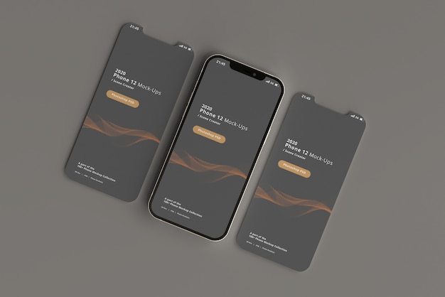 Slimme telefoonmodellen met scherm losgekoppeld