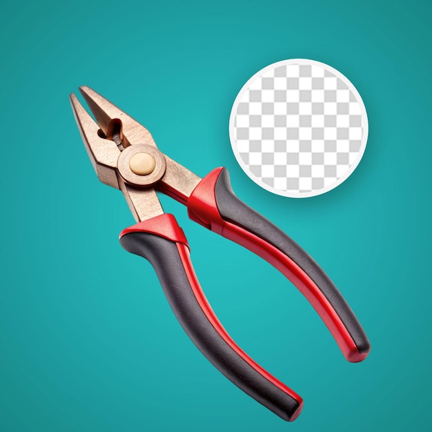 PSD slip joint pliers isolated on transparent background