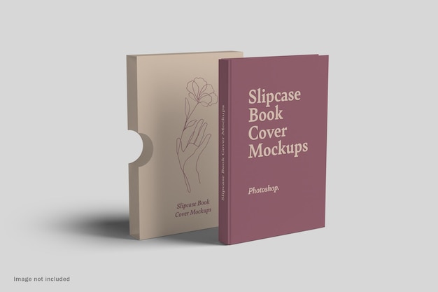 Mockup di copertina per libro slipcase